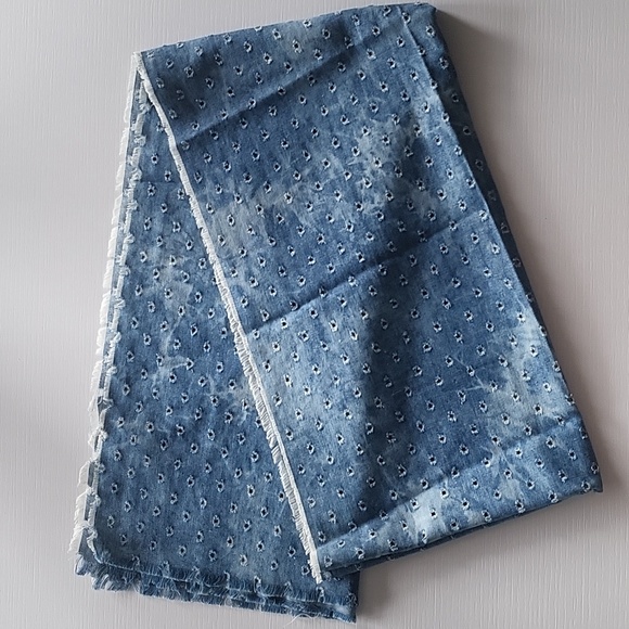 Denim Scarf - Picture 2 of 3